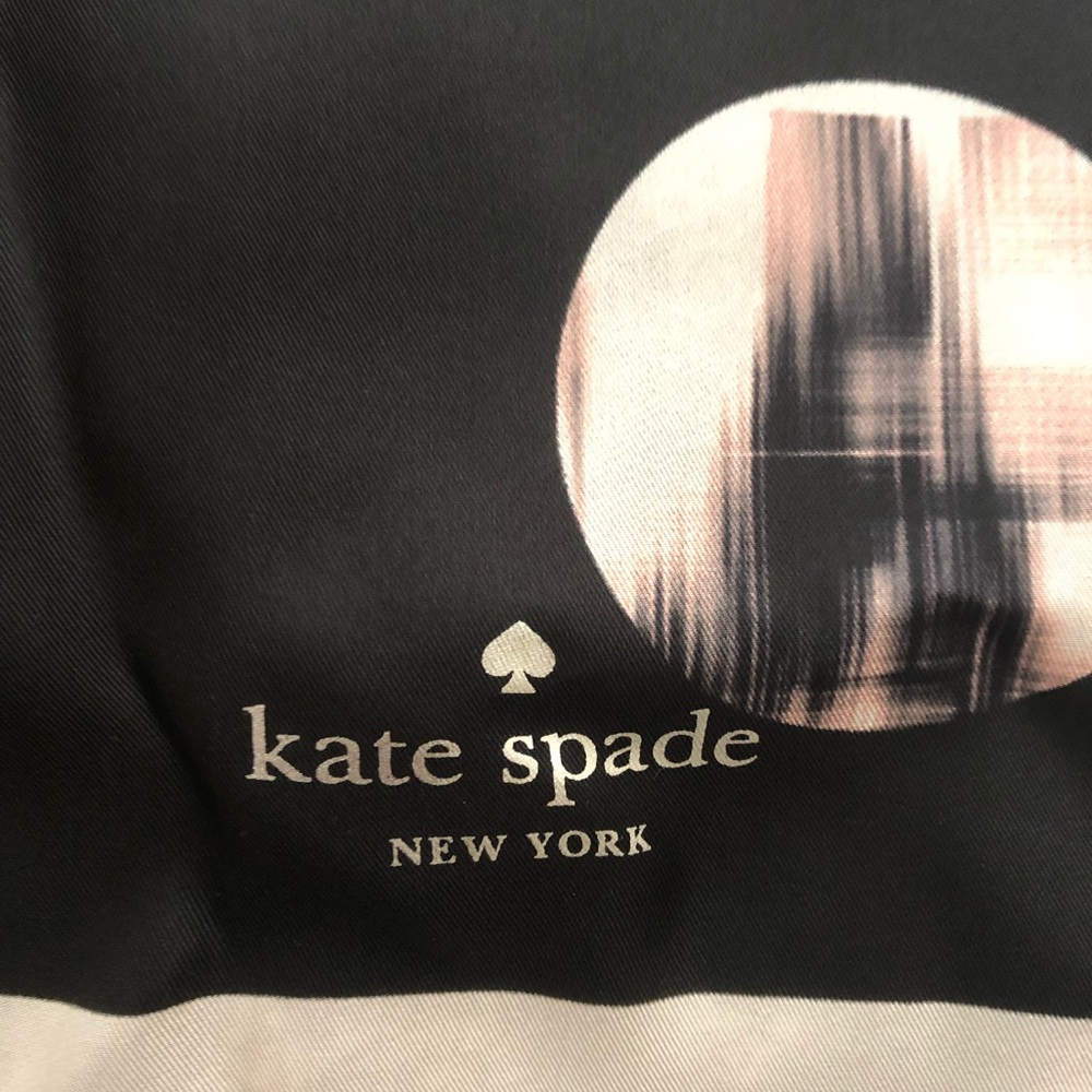 Kate Spade 100% Silk Scarf Dancing Moonlight, NWT